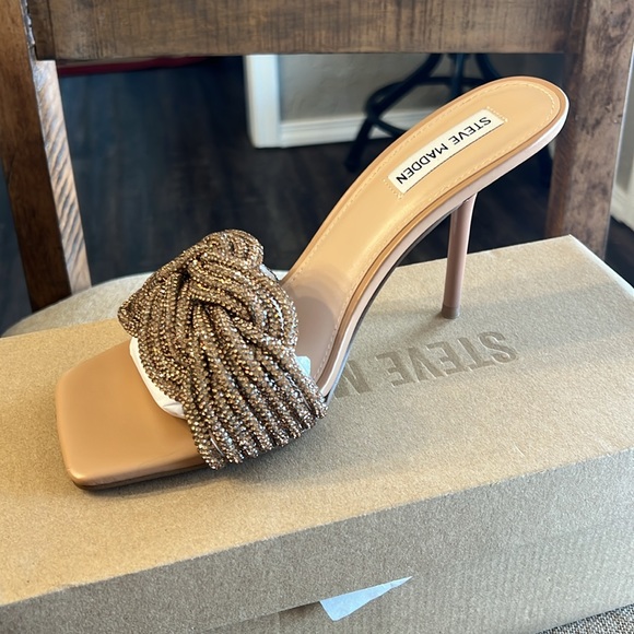 NIB STUNNING BRONZE/COPPER HEELS 9 - Picture 4 of 10